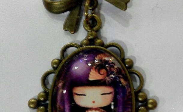 Colgante Kimidoll Morada
