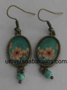Colgante flor bronce01